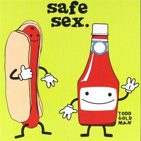 Todd Goldman Practice Safe Sex Always Use A Condiment 24x36 Fine Art Litho Poster Pristine
