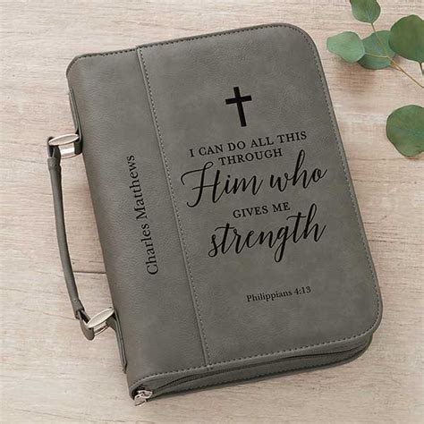 Personalized Bible Covers Heavenly Quotes