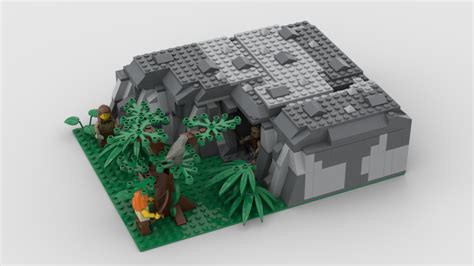 Lego Moc Goblin Cave By Majorbird Rebrickable Build With Lego