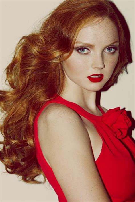 Lily Cole Bazaar Uk By Guy Aroch Lily Cole Natural Redhead