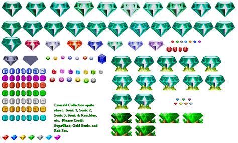 Image Chaos Emeralds And Master Emerald Spritespng Dynapaul