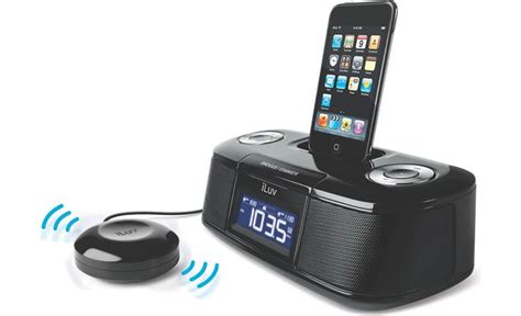 Iluv Imm153 Vibe Clock Radio With Built In Ipod Iphone Dock And Bed