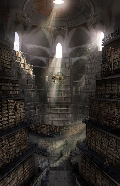 Citadel Library Concept Art By Kieran Belshaw Rimaginarywesteros