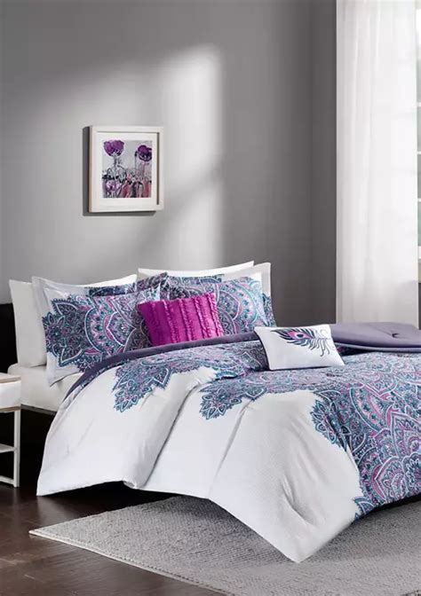 Intelligent Design Joni Comforter Set Purple Belk