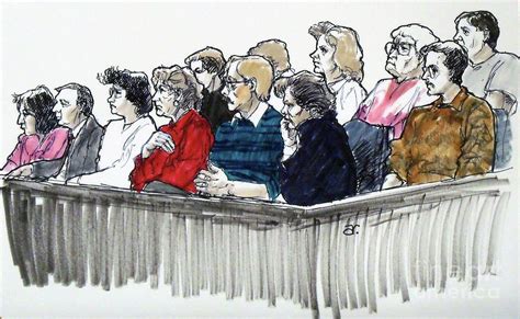 Jury 3 Drawing By Armand Roy