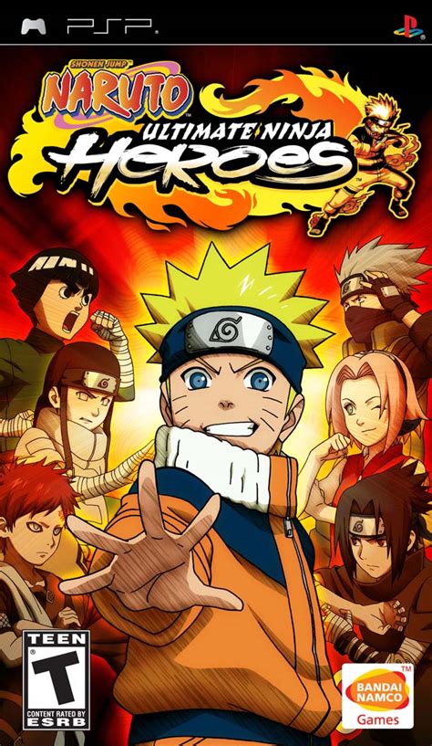 Psp Naruto Ultimate Ninja Heroes ~ Hieros Iso Games Collection