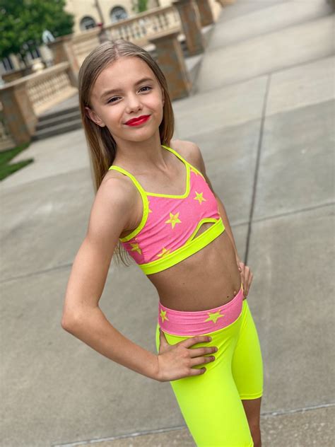 Excited To Share This Item From My Etsy Shop Becca Two Piece Dance Set With Bike Shorts Girls