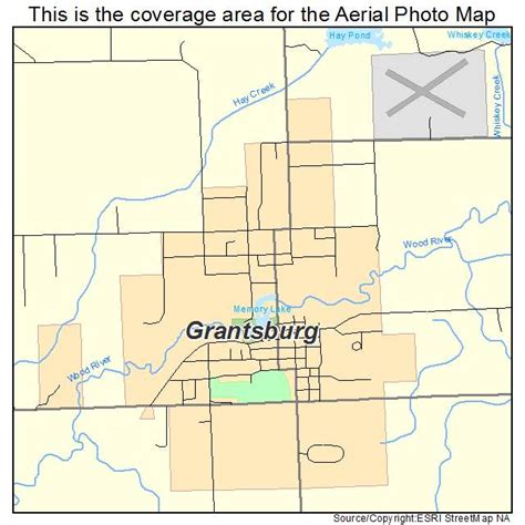 Aerial Photography Map Of Grantsburg Wi Wisconsin