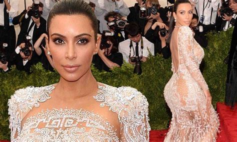 kim kardashian wears her most daring dress yet to the met gala celebrity wedding dresses met