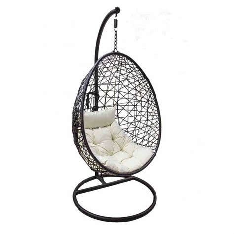 Fresh and clean, this white hanging chair provides a soft look for light rooms and a. Rattan Hanging Egg Chair | Hanging egg chair, Chair ...