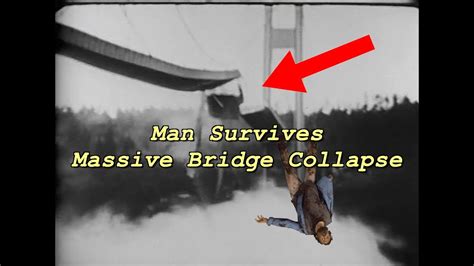 Man Survives Massive Bridge Collapse YouTube