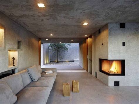 20 Gorgeous Concrete Houses With Unexpected Designs Interior