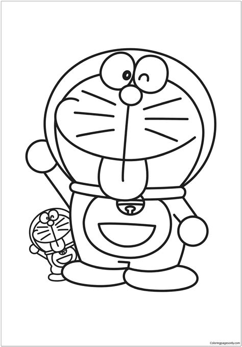 Doraemon 4 Coloring Page Free Printable Coloring Pages