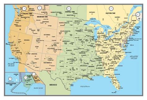 Large Usa Area Codes Map With Time Zones Usa Maps Of The Usa Maps