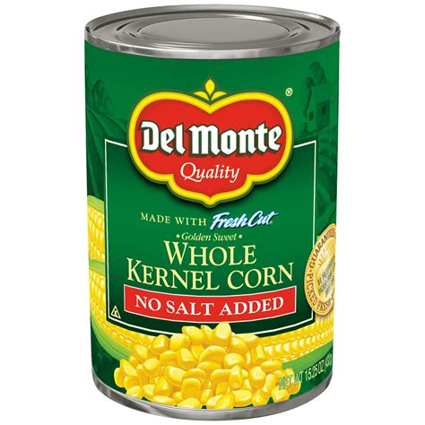 Del Monte No Salt Added Fresh Cut Golden Sweet Whole Kernel Corn 15