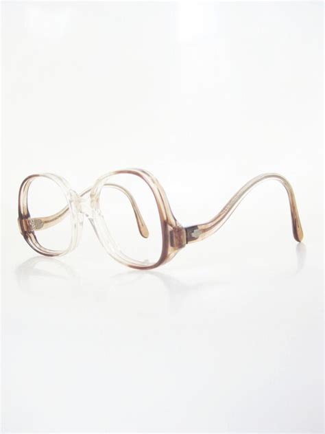Vintage 1970s New Wave Eyeglasses Womens Avant Garde Glasses