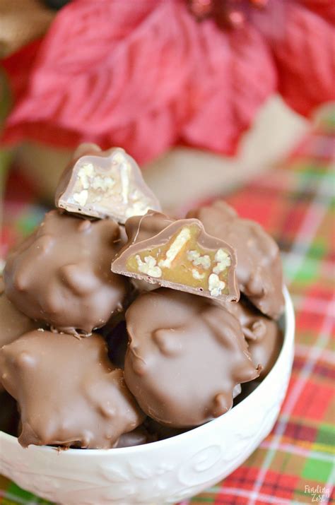 How to make turtle candy. Pecan Caramel Clusters: Homemade Turtles Recipe - Finding Zest