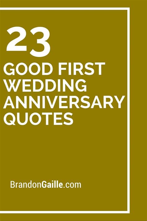 23 Good First Wedding Anniversary Quotes First Wedding Anniversary