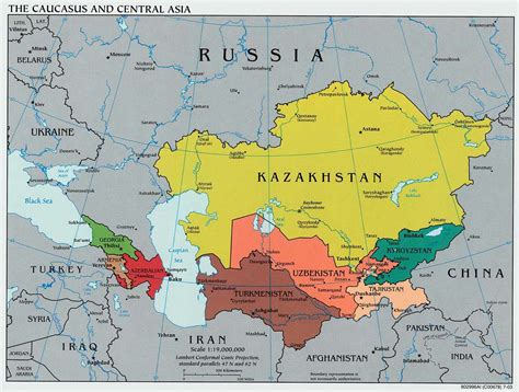 Azerbaijan is a country of 8,303,512 inhabitants, with an area of 86,600 km2, its capital is baku and number of cities by importance (population) in azerbaijan. Map of Caucasus-Central Asia (Overview Map) : Worldofmaps ...