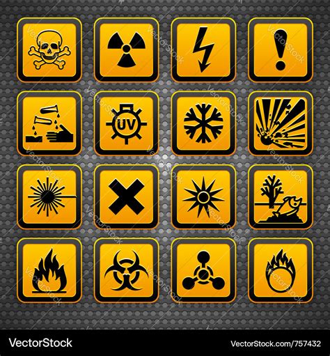 Hazmat Hazardous Materials Symbols