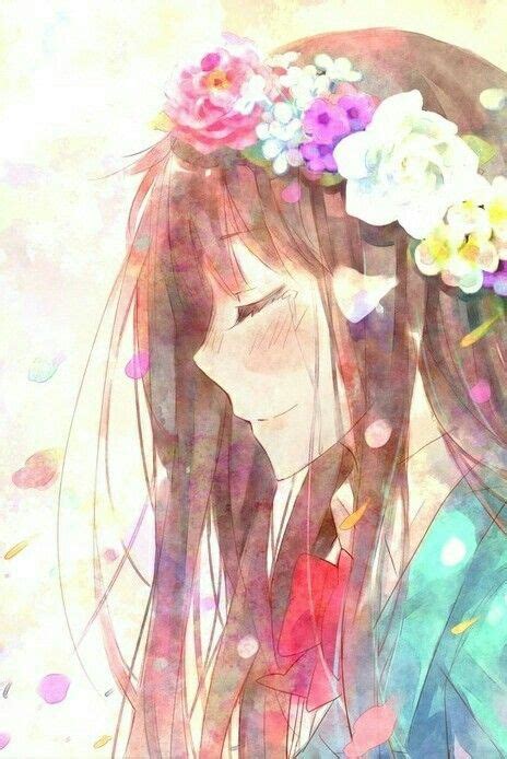 Anime Girl Flower Crown