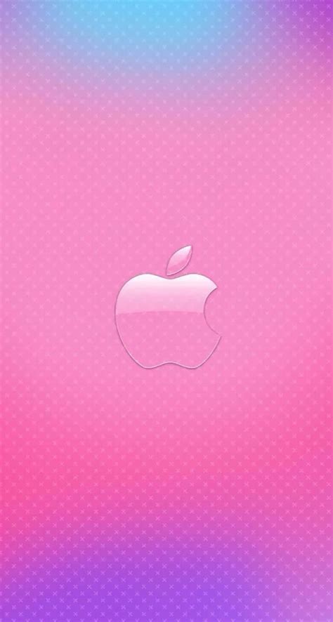 Pink Apple Logo Wallpaper