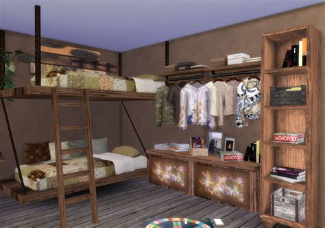 Sims 4 Ccs The Best Kids Bedroom By Pqsim4