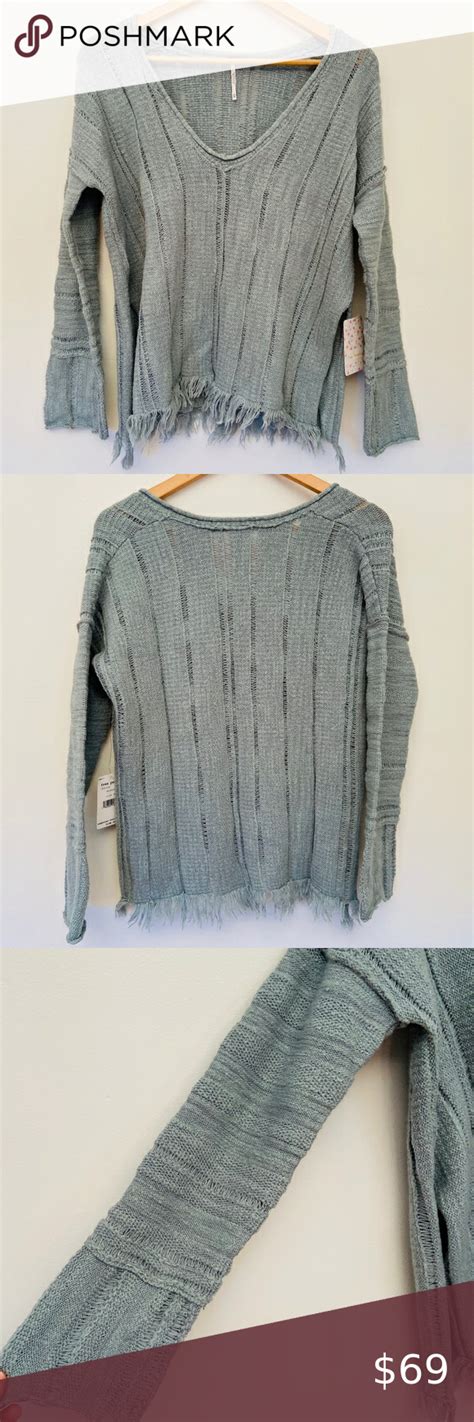 Free People Ocean Drive Sweater Knit Pullover Nwt Knitted Pullover Knitted Sweaters Free