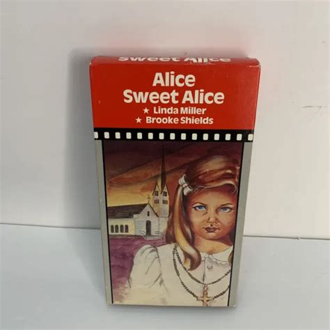 ALICE SWEET ALICE VHS Babe BROOKE SHIELDS OVERSIZE NEW SEALED EUR PicClick FR