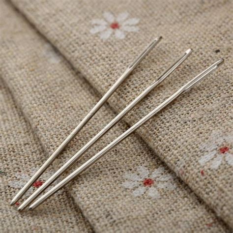 High Quality Pcs Large Eye Embroidery Tapestry Needles Darning Needles For Darning Metal Hand
