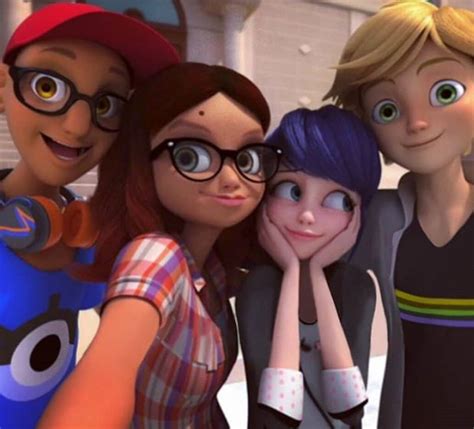 Selfie ️ Selfie Miraculous Marinette Adrien Nino Alya Miraculous