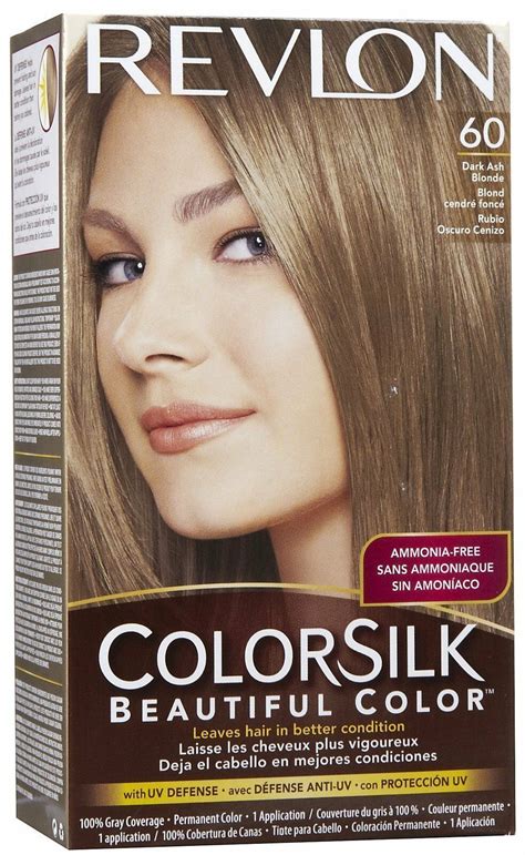 It may not always be boxed dye. Revlon Colorsilk Hair Color, Dark Ash Blonde #60 -1 Kit | eBay