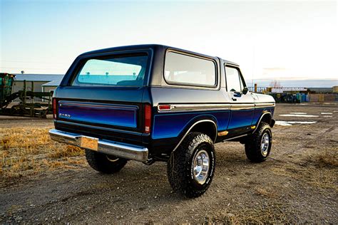 1978 Ford Bronco Dark Blue All Metal Classics