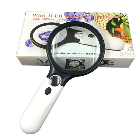 Led Light X X Handheld Magnifier Magnifying Glass Shopee Malaysia