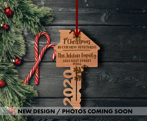 First Apartment Ornament 2020 First Christmas New Apartment Etsy