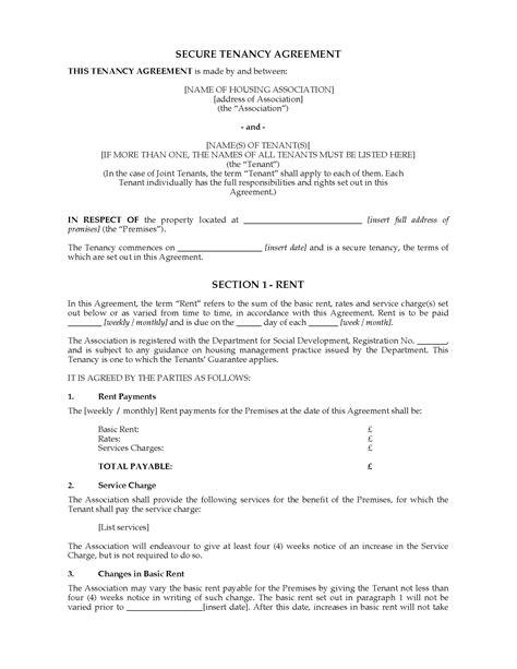 Although verbal tenancy agreements are covered by the residential tenancy act (rta), it is always best to have a written agreement with your landlord. 46 PDF RENTAL AGREEMENT TEMPLATE IRELAND FREE PRINTABLE ...