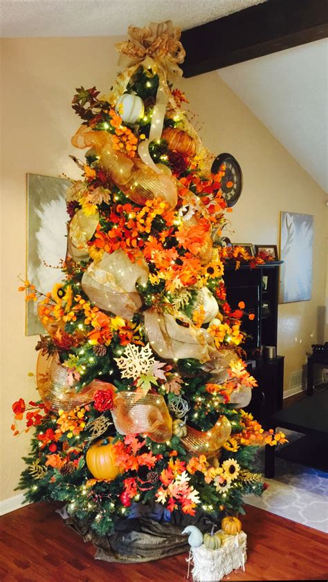 My fall themed tree for the Autumn/harvest season | Fall harvest, Autumn theme, Harvest season