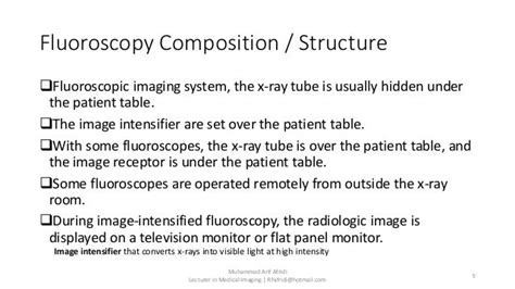 Conventional Fluoroscopy Imaging System