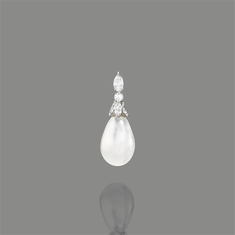 An Exceptional Natural Pearl And Diamond Pendant Necklace Christies