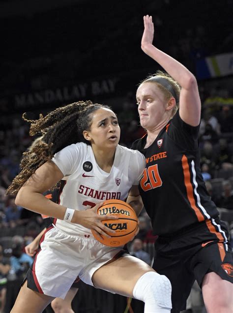 no 2 stanford women top oregon st 57 44 in pac 12 quarters ap news