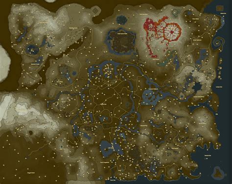 Botw I Put Together A Map Of All Korok Locations If Anyone Wants It