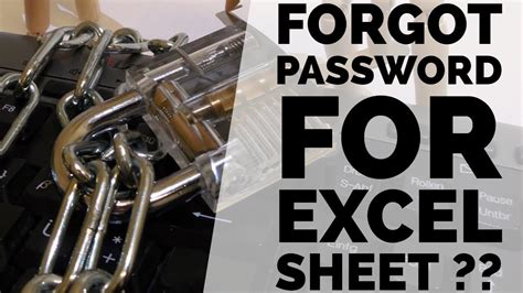 Unlocking Password Protected Excel Sheets And Workbook Youtube How To