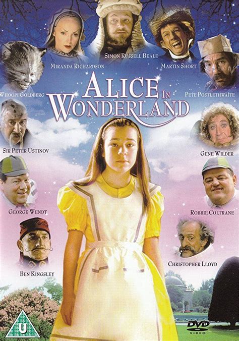 alice in wonderland 1999 alice falls down a rabbit hole and finds herself in wonderland a