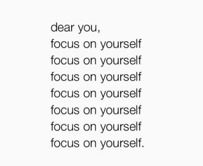 Focus On Yourself Teach Better