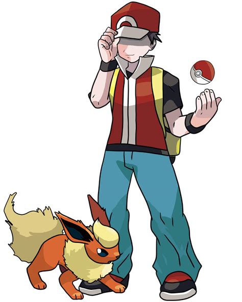 Pokemon Trainer Red By Toma62975 On Deviantart
