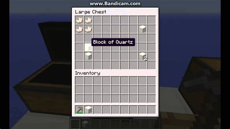 I didn't like how the new quartz bricks looked like, so i changed the texture to be similar to that of stone bricks. How to make Block of Quartz on Minecraft - YouTube