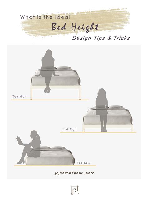 How To Select The Bed Frame Height In 3 Easy Steps Jnjhomedecor