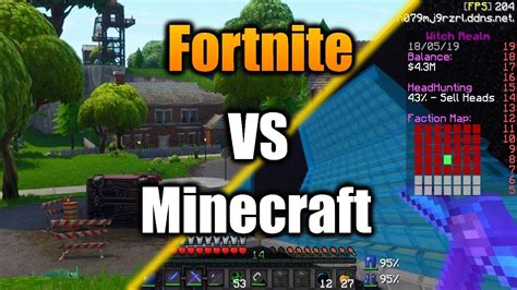 Minecraft Vs Fortnite Youtube