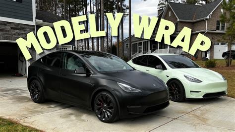 2022 Tesla Model Y Vinyl Wrap Youtube
