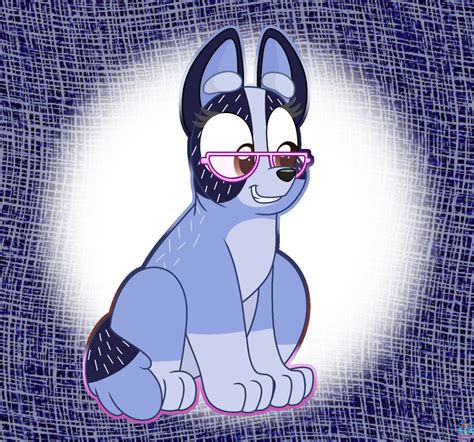 Nana Heeler Fanart Bluey By Rainboweevee Da On Deviantart